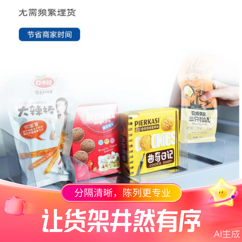 超市货架隔板片分隔板挡板便利店