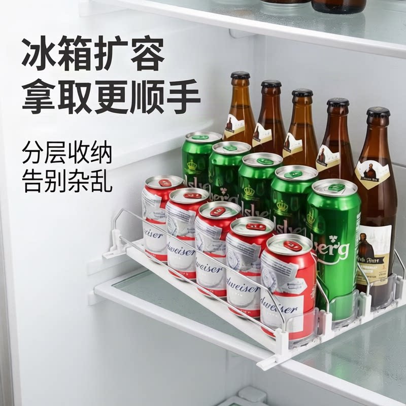 E型自动滑轨饮料推进器啤酒架