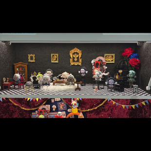 玄关展示柜微缩迷你盲盒造景diy适用 POP 漫相集密林古堡景观4