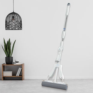 明朗星 速拖净胶棉海绵免手洗吸水地拖把懒人对折挤水干湿两用