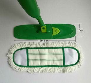 明朗 好亮健仕宝喷水地拖布罩 平板套布拖把配布 超细纤维替换装