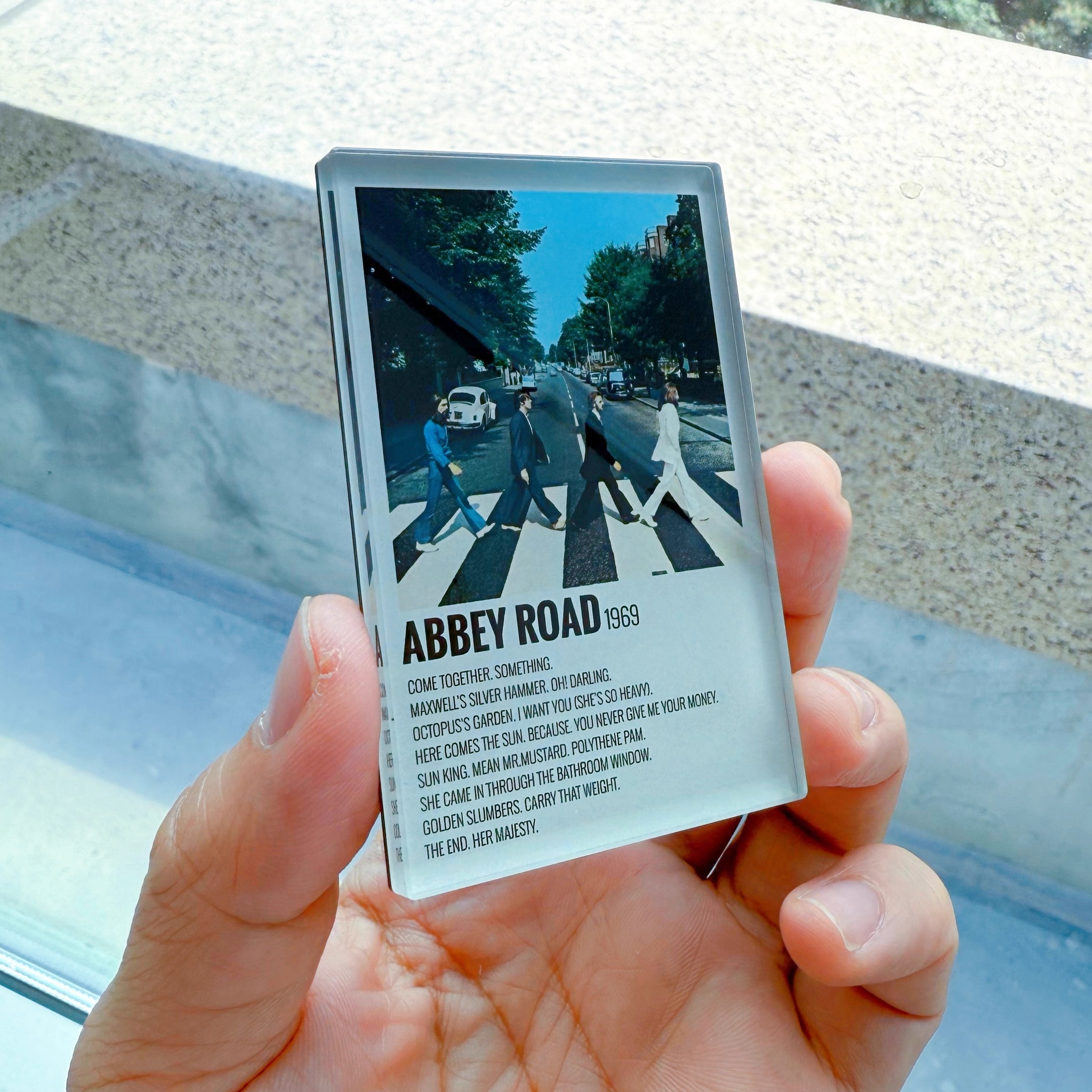 the beatles甲壳虫乐队周边 亚克力冰箱贴