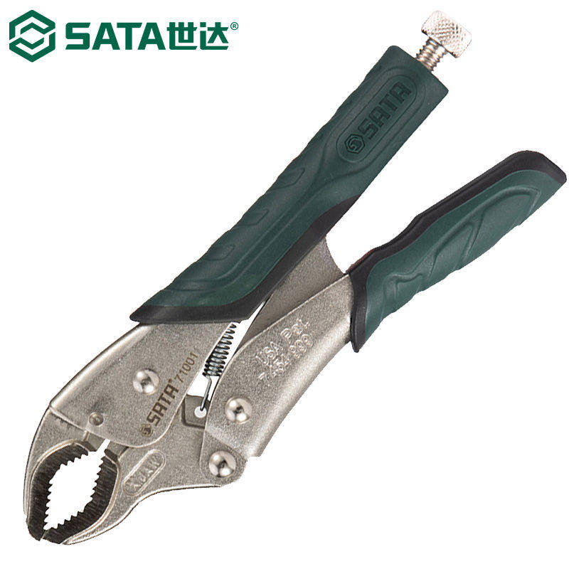 世达大力钳子工业级固定夹钳手动压力封口钳木工钢管圆口快速夹钳