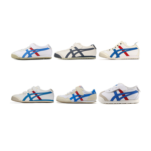 Onitsuka Tiger鬼塚虎儿童魔术贴一脚蹬休闲鞋1184A085 1184A049