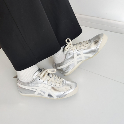 鬼塚虎液态银女子休闲鞋复古耐磨