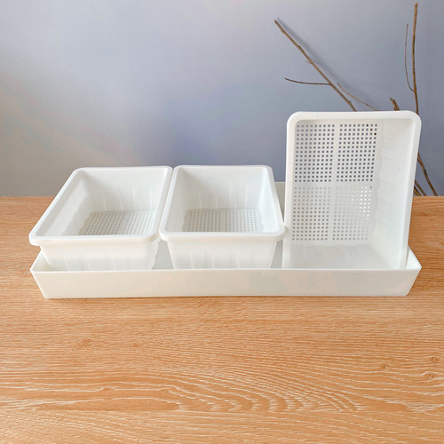 迷你白色整理框播种叶插育苗