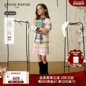 Kids小熊童装 26年新款 女童多巴胺毛织开衫 TeenieWeenie 半裙套装