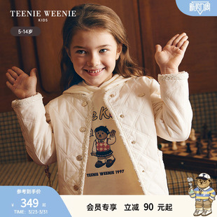 女童小香风纽扣时尚 春秋款 棉服外套 Kids小熊童装 TeenieWeenie