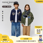 秋男女童菱格绗夹克棒球棉服 25年款 TeenieWeenie Kids小熊童装