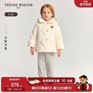 冬女宝宝可爱翻领三防羽绒服 25年新款 TeenieWeenie Kids小熊童装