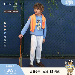 男女童油画小熊印花圆领卫衣 26春新款 TeenieWeenie Kids小熊童装