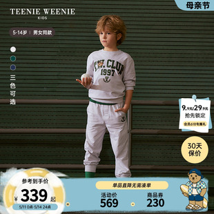 男女童运动卫衣卫裤 TeenieWeenie 24年春新款 Kids小熊童装 套装