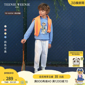 男女童油画小熊印花圆领卫衣 26年新款 TeenieWeenie Kids小熊童装