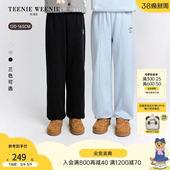 女童流行百搭加绒直筒卫裤 25年秋冬季 Kids小熊童装 TeenieWeenie