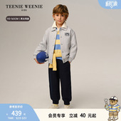 男女童经典 26春新款 学院翻领棒球外套 Kids小熊童装 TeenieWeenie