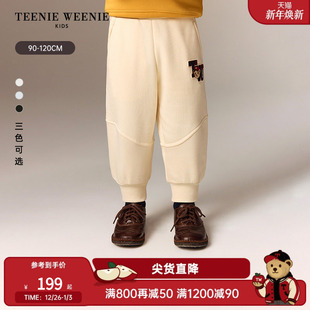 秋冬男宝宽松加绒束脚灯笼裤 25年新款 Kids小熊童装 TeenieWeenie
