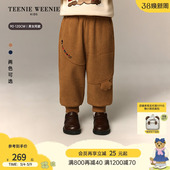 男女宝宝双面绒休闲风长裤 26年新款 Kids小熊童装 TeenieWeenie