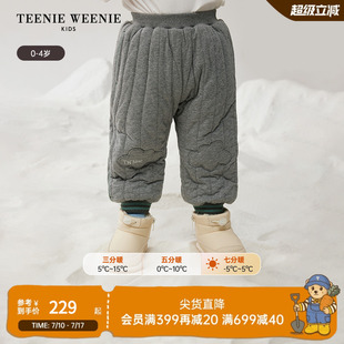 男寶寶可愛云朵休閑棉褲 TeenieWeenie Kids小熊童裝 24冬款 長(zhǎng)褲