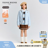 冬季 25年款 女童甜酷翻领可收腰羽绒服 Kids小熊童装 TeenieWeenie