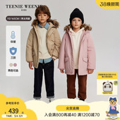 男女童三防外套中长款 25年秋冬季 棉服 Kids小熊童装 TeenieWeenie