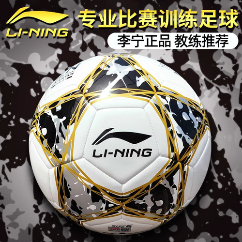 李宁足球儿童5号成人中考小学生专用正品青少年训练比赛4号礼物五
