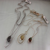 mone 品牌高端玉石水晶长款 项链 中古老货 仅此一批D2 10DL