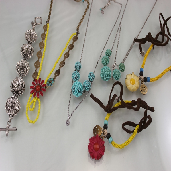 经典雏菊花卉造型项链手链