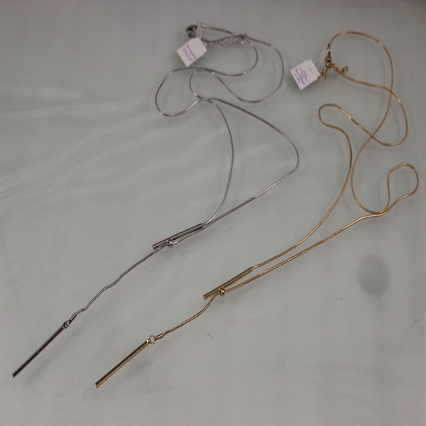 冷淡风抽拉轻奢高级感蛇骨链项链