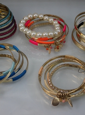 饰尚街拍5条可拆分混搭风原d手链