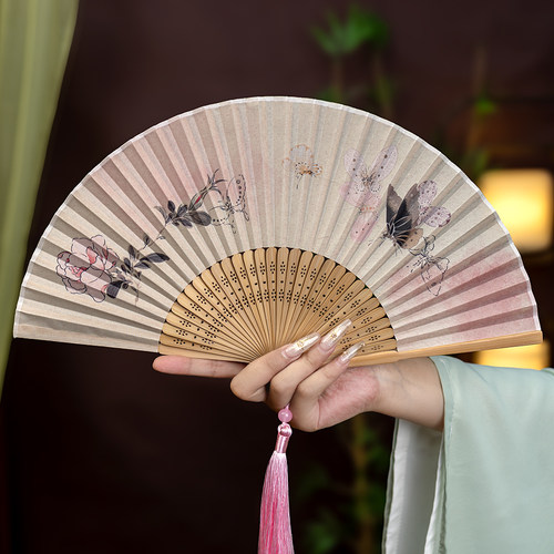 丝艺堂小巧便携扇子古风折扇
