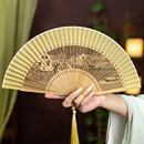 装 高端扇子古风折扇中式 饰扇精美雕刻易携带旗袍走秀苏杭礼物摆件