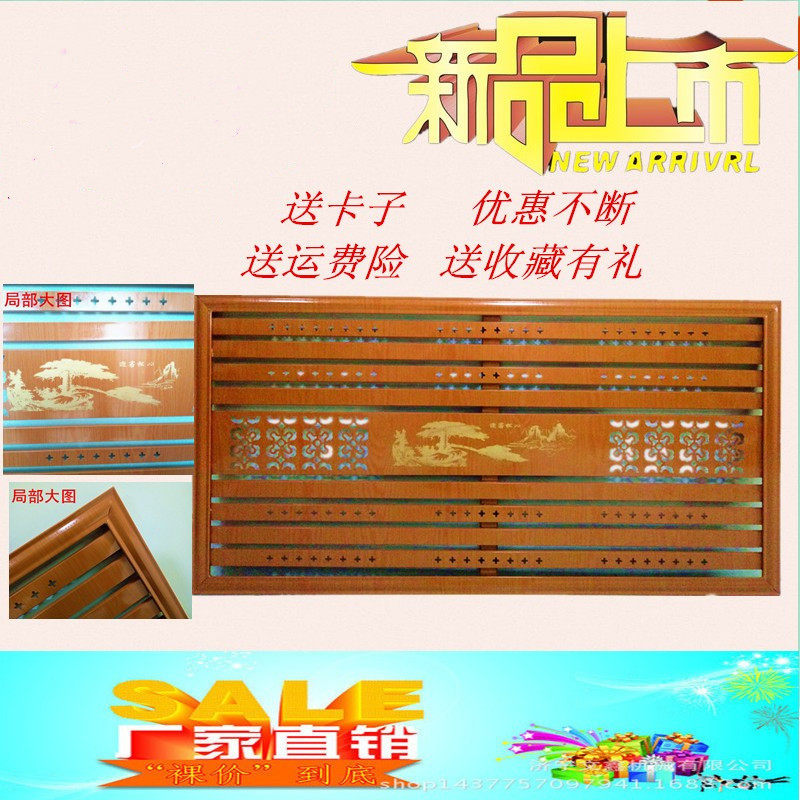 铝合金百叶暖气罩分水阀风口家用装饰铁艺老式仿古木质定做防尘罩