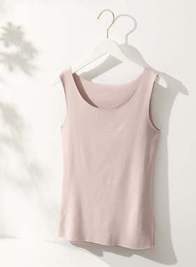 安莉芳女士无痕打底背心2022年专柜新款无袖秋冬内搭暖衣ED00262