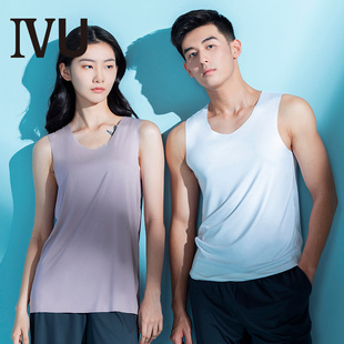 安莉芳旗下IVU莫代尔抗菌无袖T恤情侣男女款UD00092