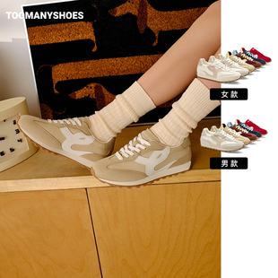 【主播推荐】Toomanyshoes三分球情侣男女阿甘鞋