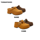 主播推荐 Toomanyshoes栗子贝果焦糖香气毛毛拖鞋