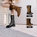 【主播推荐】Toomanyshoes街拍氛围摇滚偶像时装靴