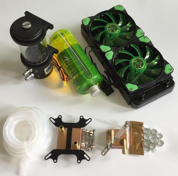 电脑水冷套装水冷散热器CPU显卡北桥 微水道水冷头水泵水箱冷排在类目 电脑硬件/显示器/电脑周边, 散热器/风扇中 - 来自Buy2taobao.com提供专业的淘宝代购服务