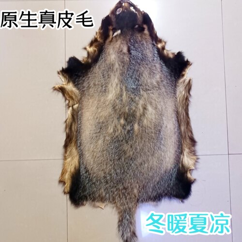 獾皮原皮 整张真皮座垫 沙发座椅 四季通用痔疮车垫獾子皮坐垫