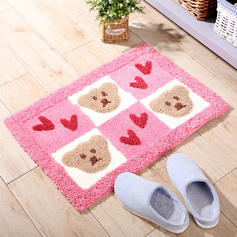 惠多簇绒浴室地垫吸水进门防滑