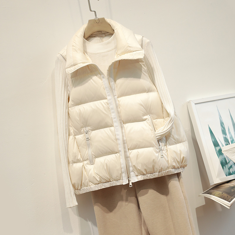 2022 winter new pattern Korean Edition Down Vest Stand collar Easy leisure time Vest thickening vest Exorcism waistcoatin the Women's clothing/Boutique , Down  category - from Buy2taobao.com to provide professional Taobao agent buy service