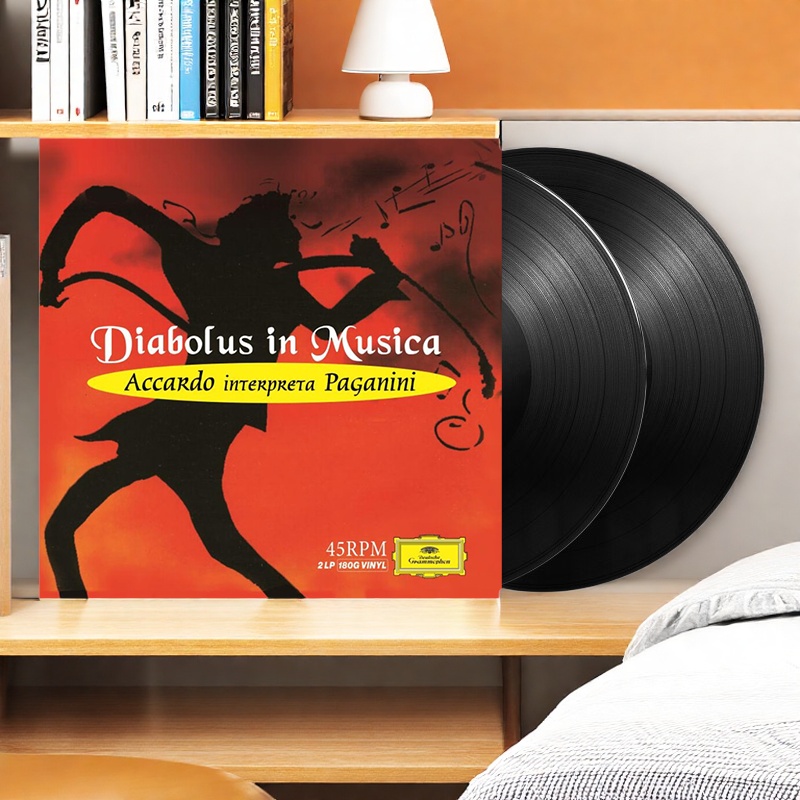 魔鬼的颤音 帕格尼尼作品 阿卡多 2LP黑胶唱片 45转 4844873