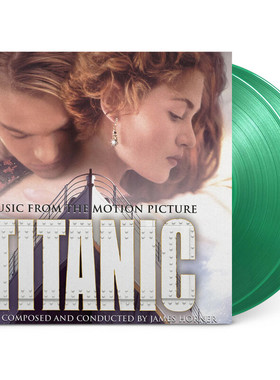 TITANIC 泰坦尼克号 电影原声OST LP黑胶唱片 绿胶 限量带编号版