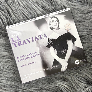 现货正版 威尔第歌剧 茶花女 卡拉斯 2CD唱片 95844486 古典音乐