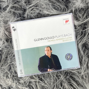 现货正版 巴赫 十二平均律曲集 4CD \/ 古尔德 进口CD唱片 古典乐