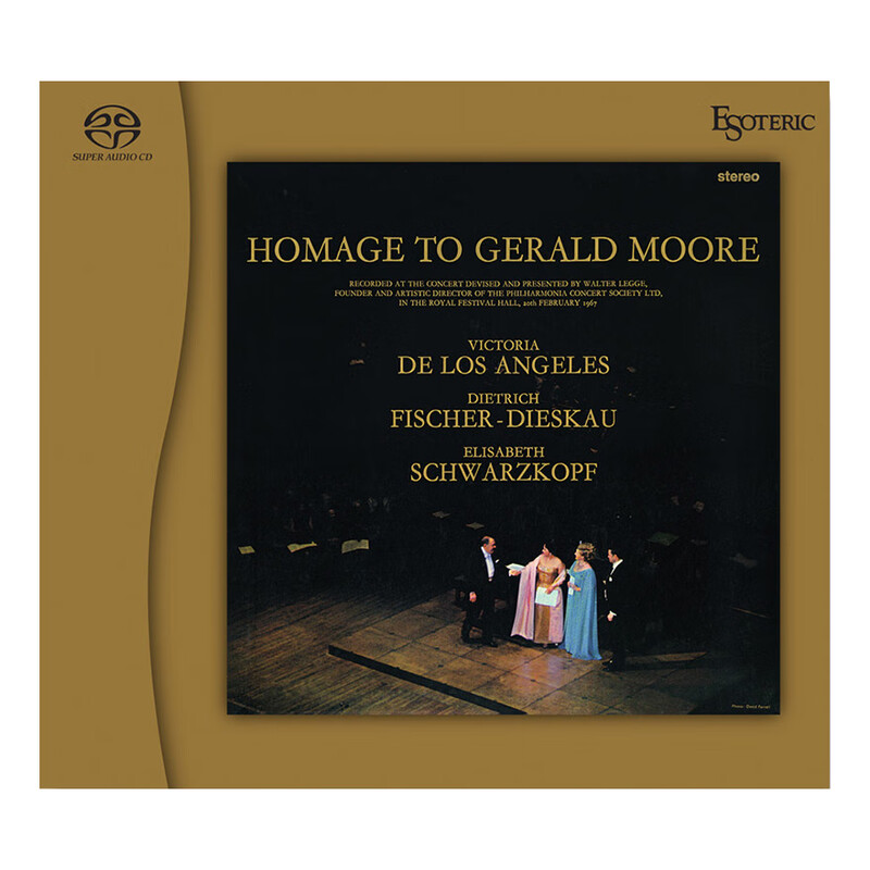 原装进口 ESOTERIC 向穆尔致敬 艺术歌曲 2SACD唱片 ESSW90309