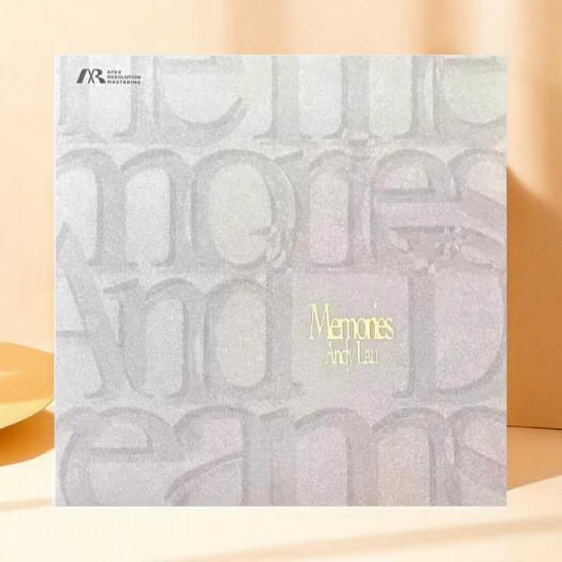 刘德华专辑 Memories LP黑胶唱片 白色透明+黑色爆花彩胶