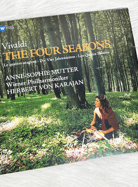 原装正版 穆特/卡拉扬 维瓦尔第 四季 小提琴协奏曲 LP黑胶唱片