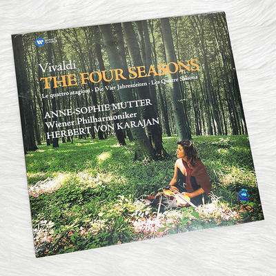 原装正版 穆特/卡拉扬 维瓦尔第 四季 小提琴协奏曲 LP黑胶唱片