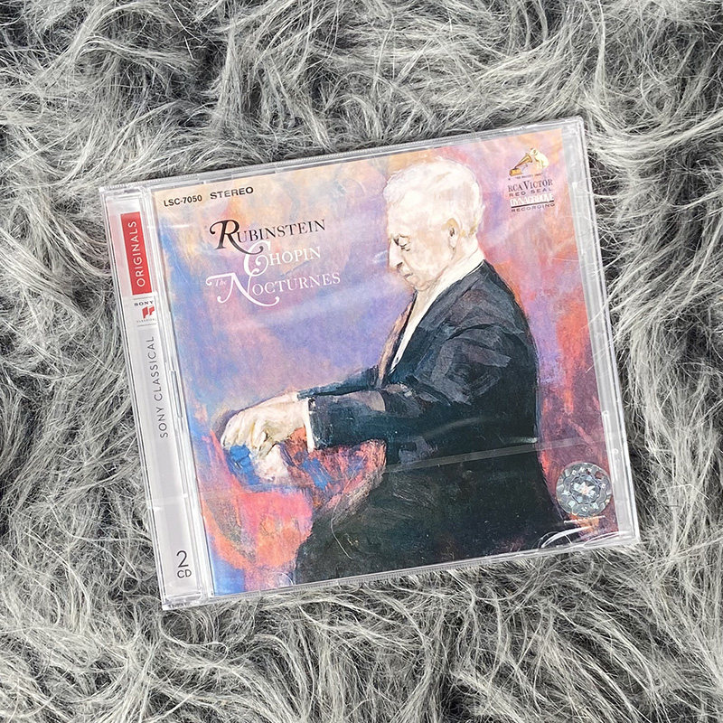 现货正版 肖邦夜曲全集 鲁宾斯坦 钢琴经典 2CD唱片 88697690412